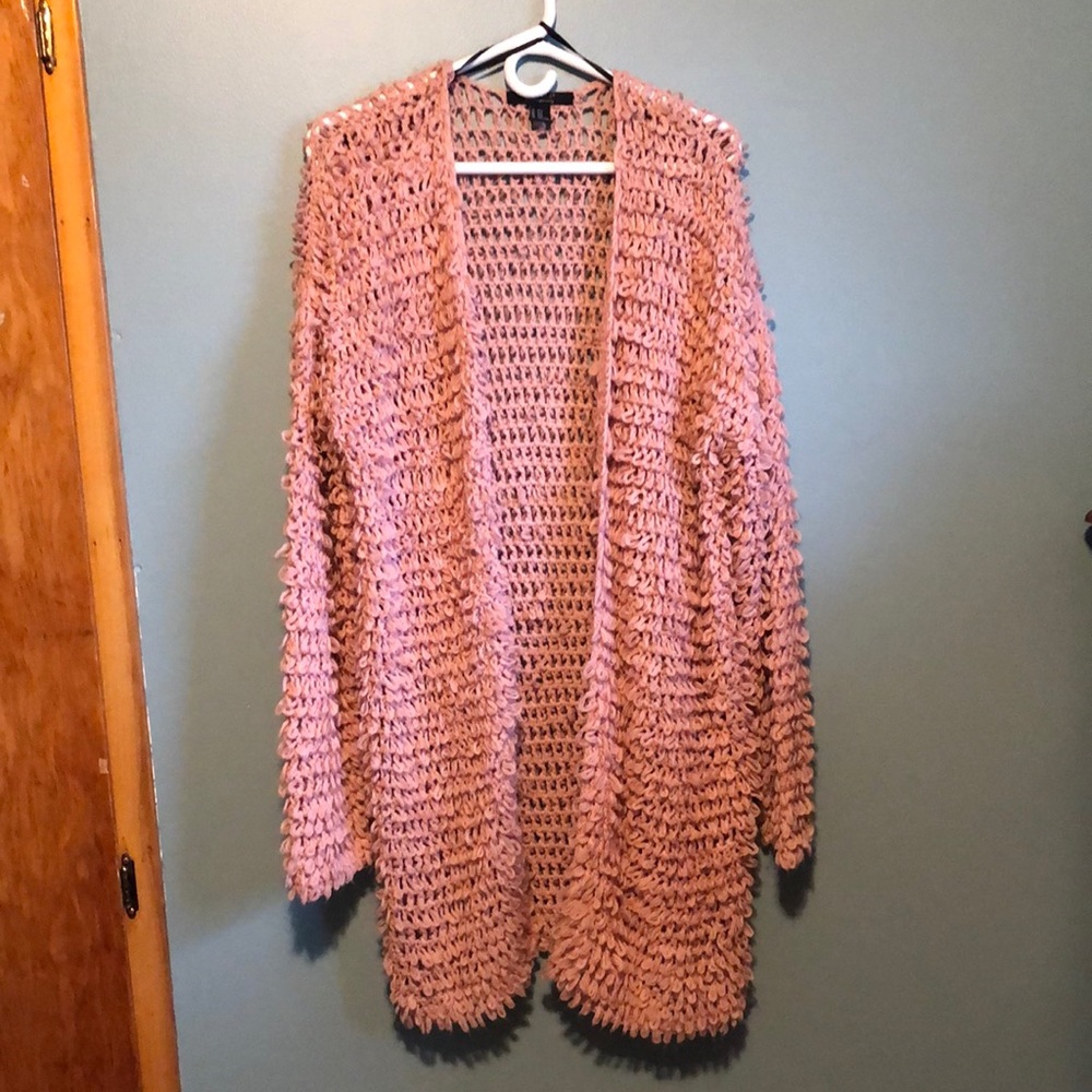 Dusty pink cardigan